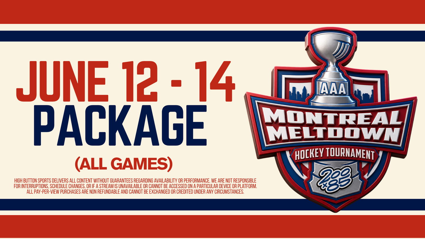 June 12 - 14 | Live Streaming Package